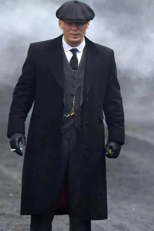 Mens Peaky Blinders Costume peaky blinder outfit - Include peaky blinder Costume actor cap Thomas Shelby Black Herringbone Gangster Outfit - 34 Short