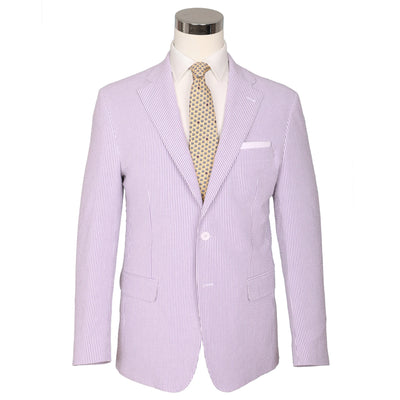 Seersucker Blazer - "Purple" Seersucker Sport Coat Purple Haze Seersucker Stretch Sport Coat