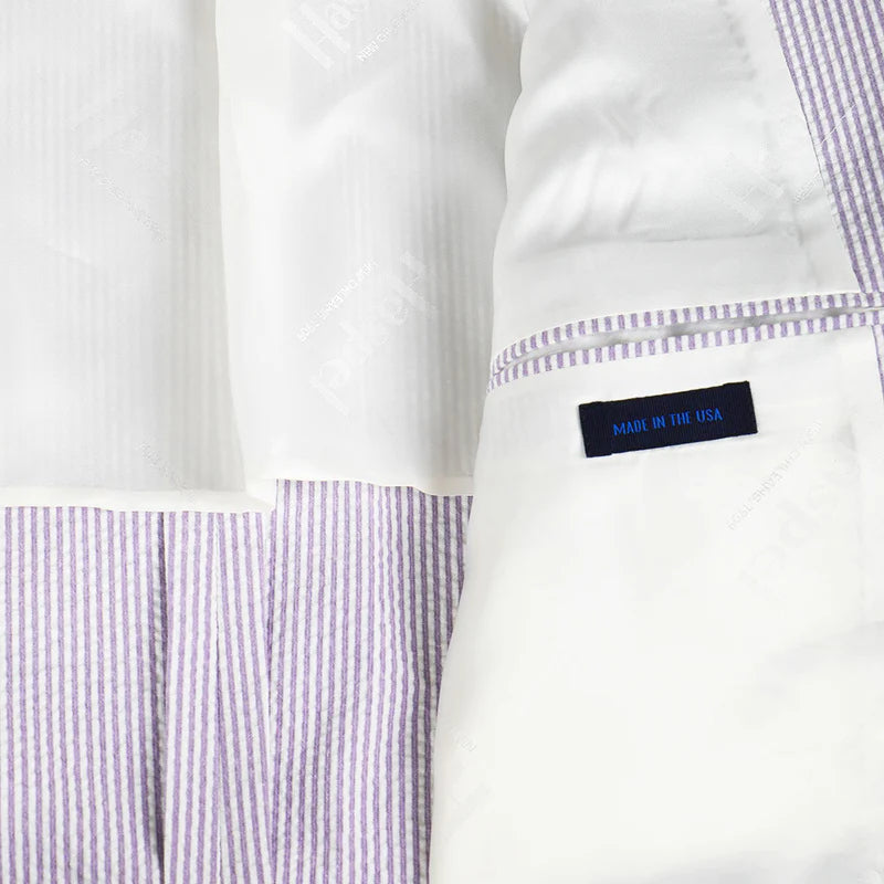 Seersucker Blazer - "Purple" Seersucker Sport Coat Purple Haze Seersucker Stretch Sport Coat - Purple