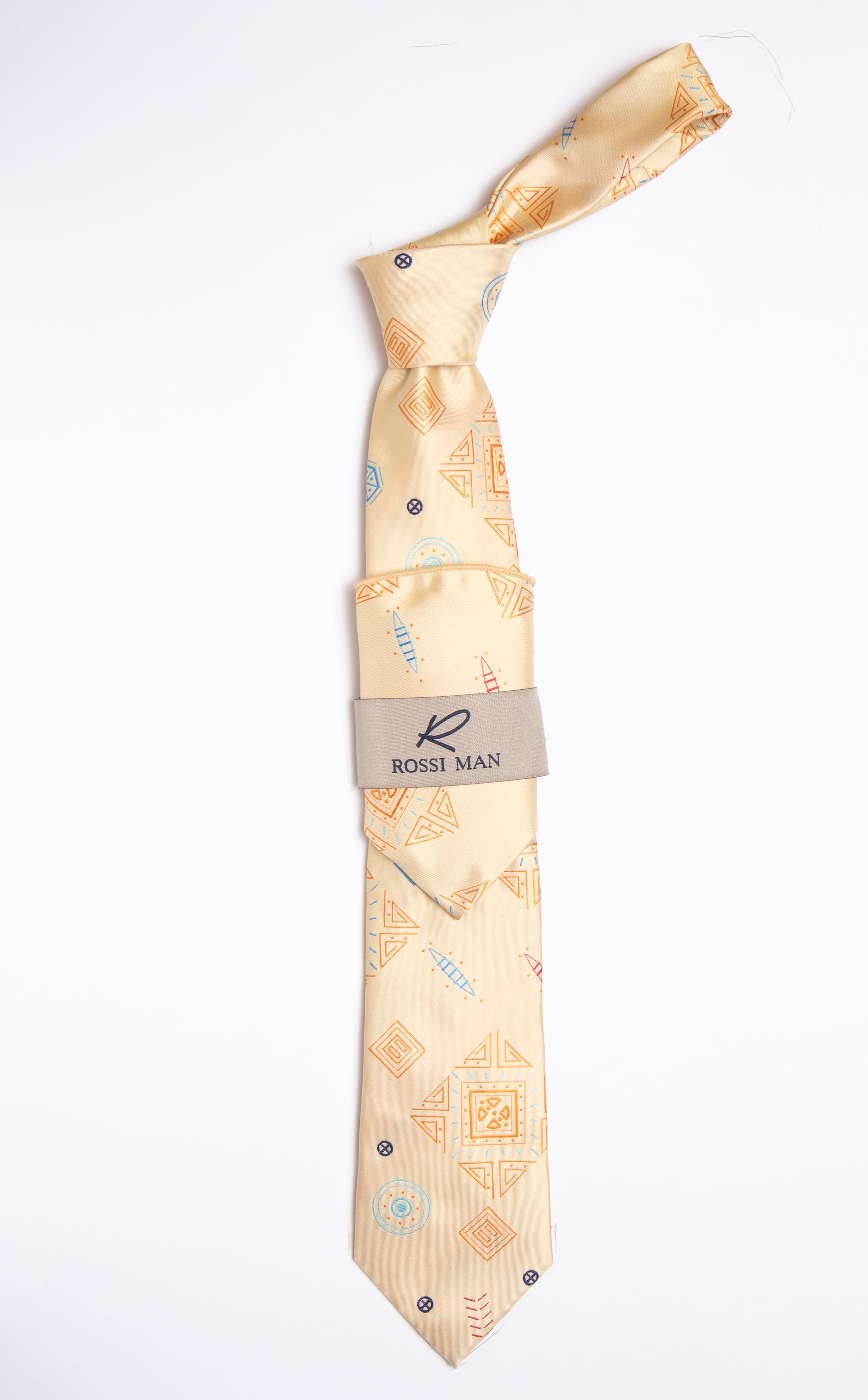 Rossi Man Tie and Pocket Round RMR451-4 - Default Title