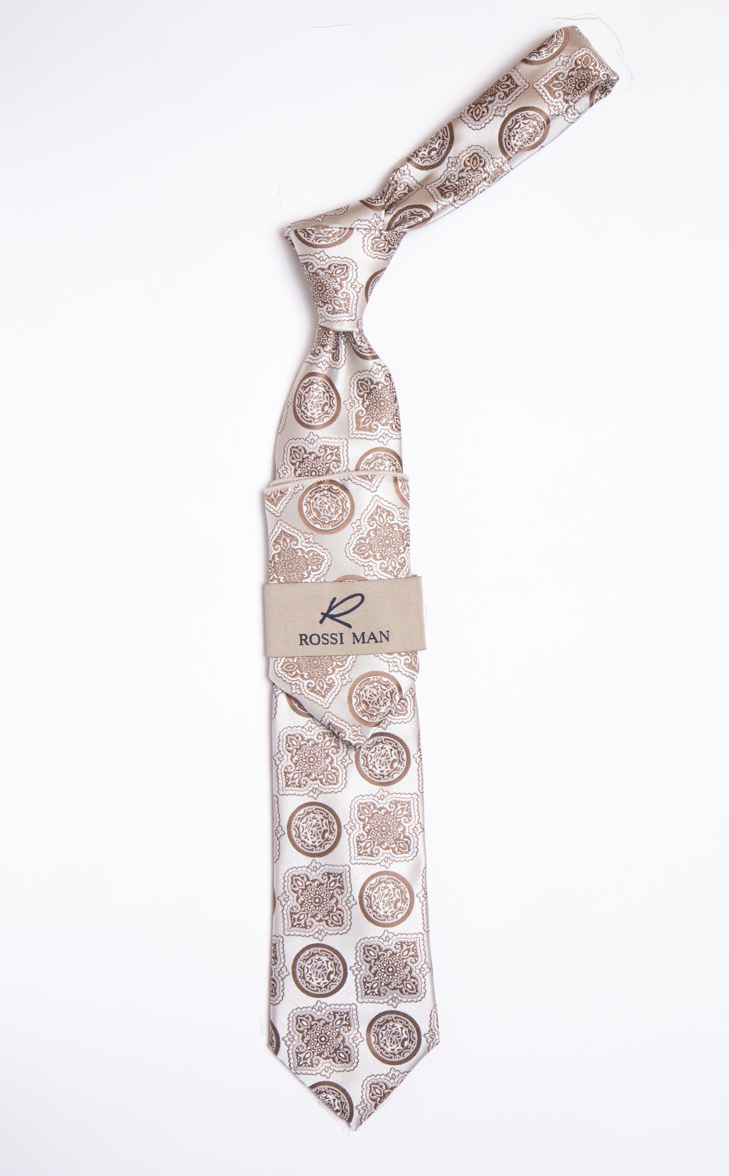 Rossi Man Tie and Pocket Round RMR452-1 - Default Title