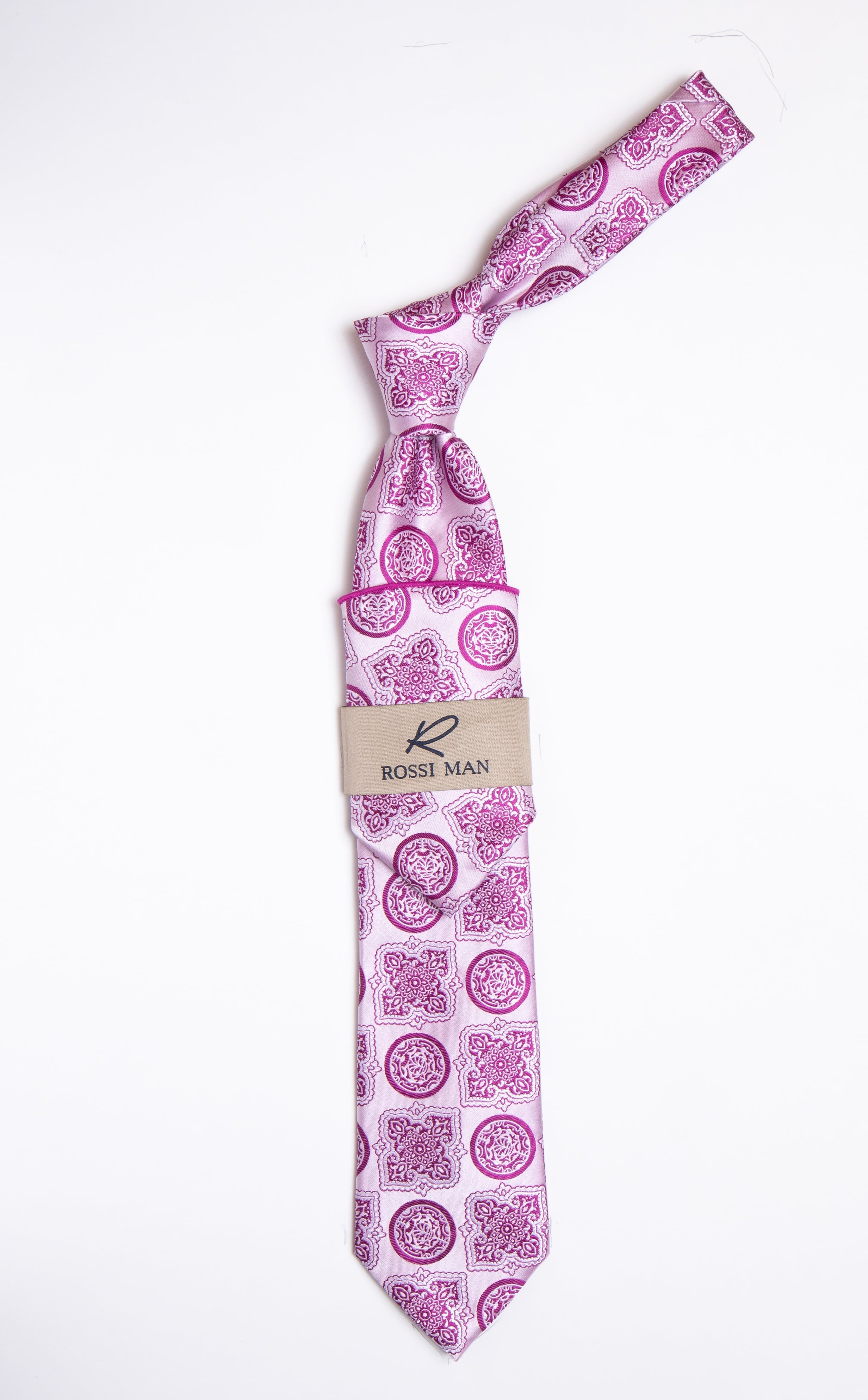 Rossi Man Tie and Pocket Round RMR452-2 - Default Title