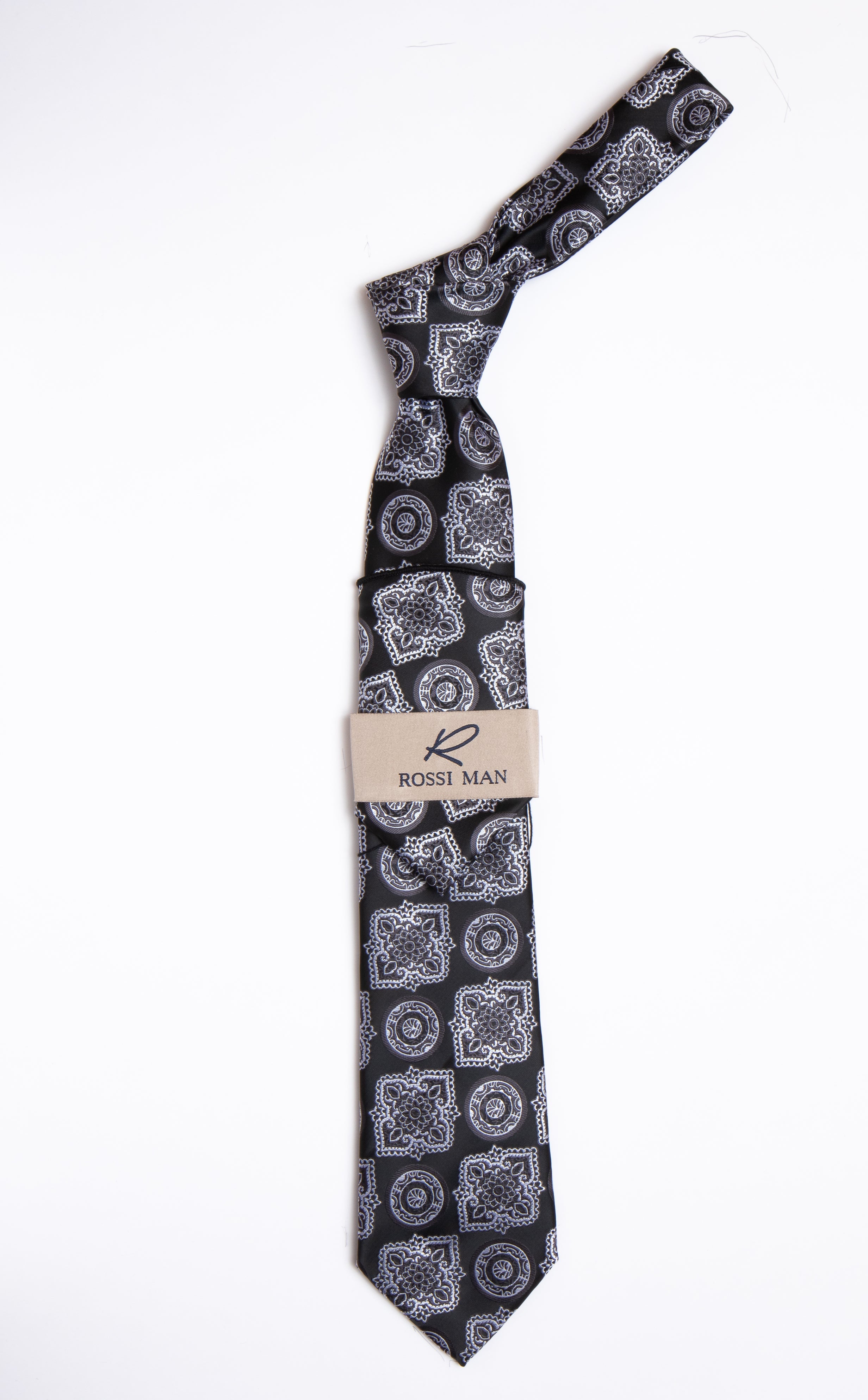 Rossi Man Tie and Pocket Round RMR452-5 - Default Title