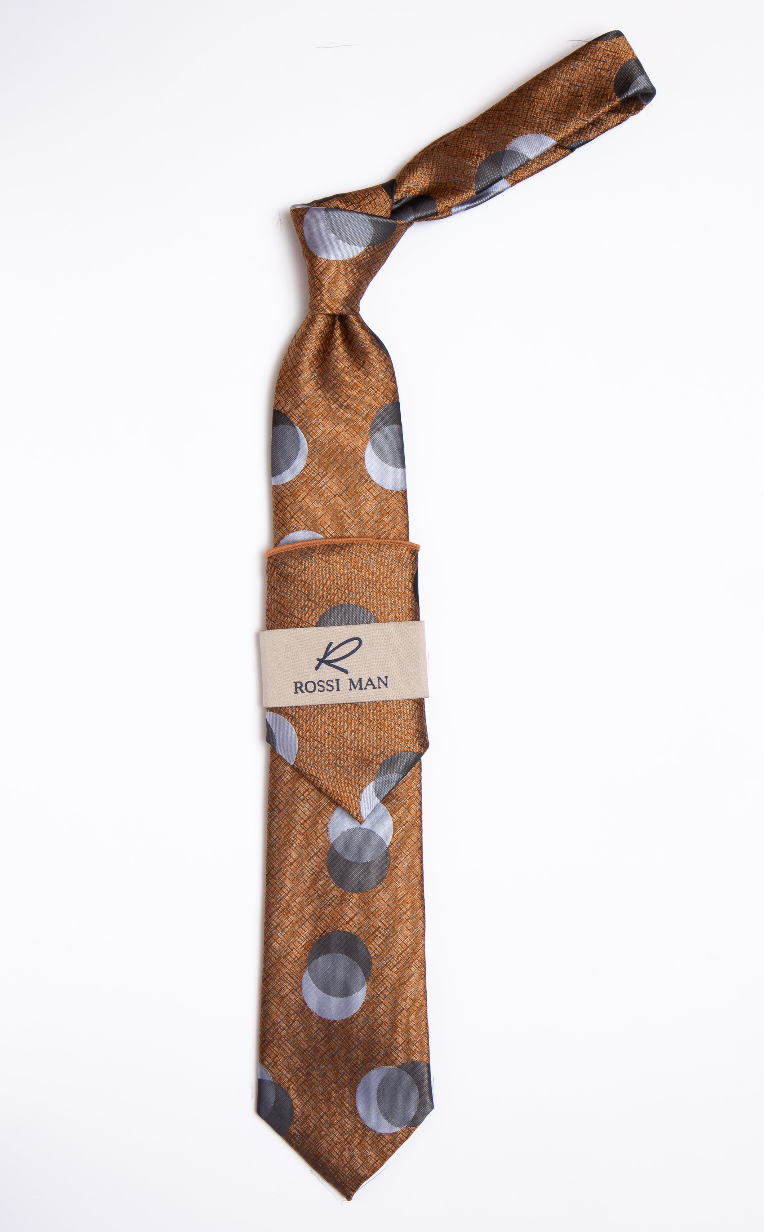 Rossi Man Tie and Pocket Round RMR457-2 - Default Title