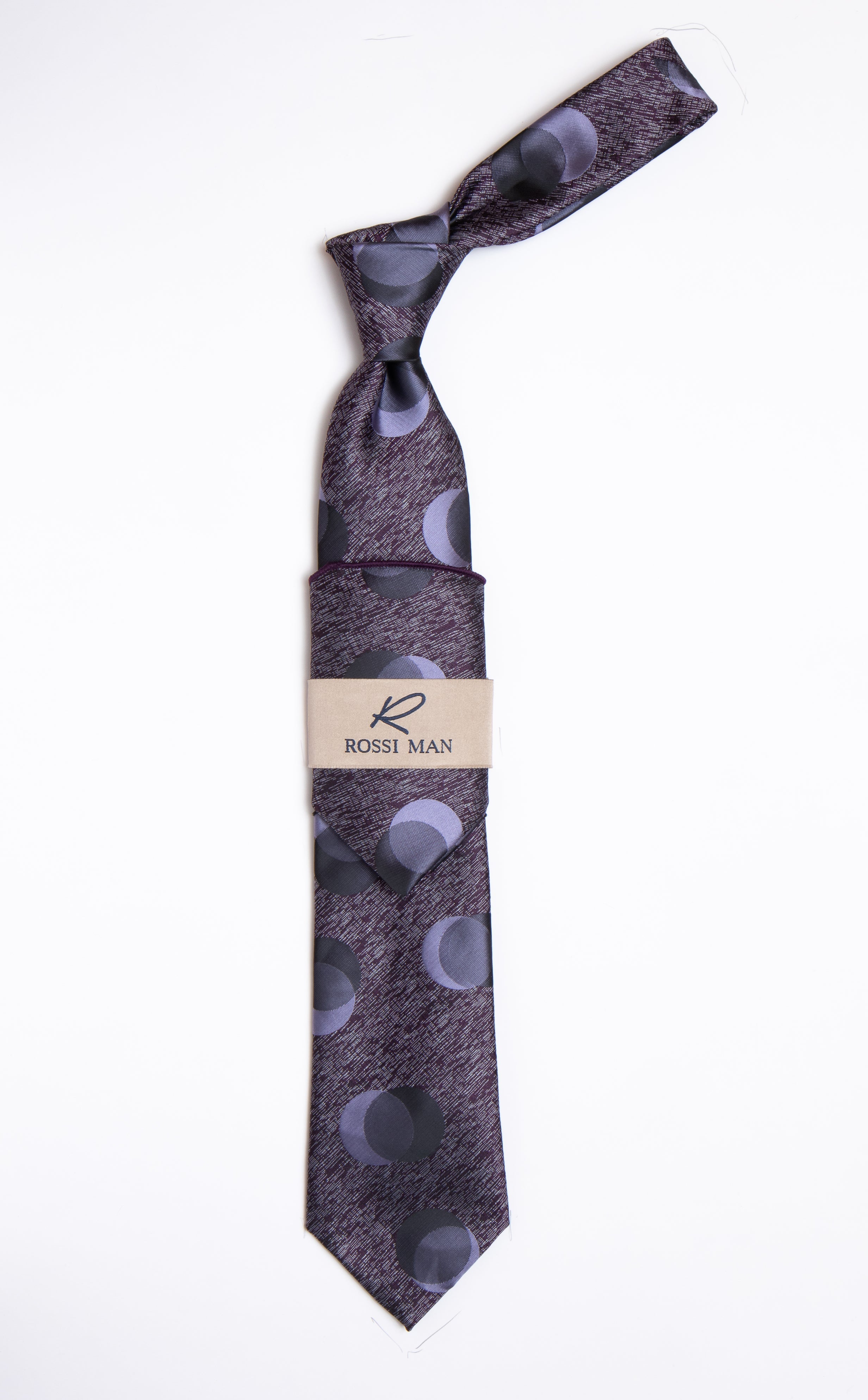 Rossi Man Tie and Pocket Round RMR457-6 - Default Title