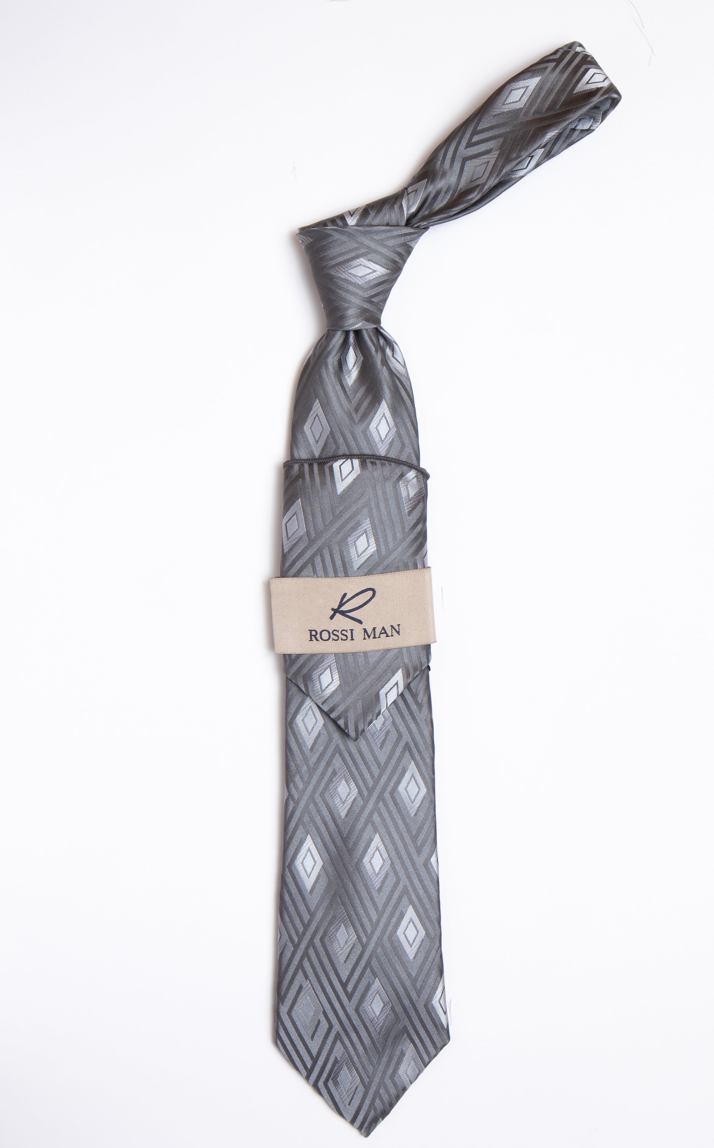 Rossi Man Tie and Pocket Round RMR458-2 - Default Title