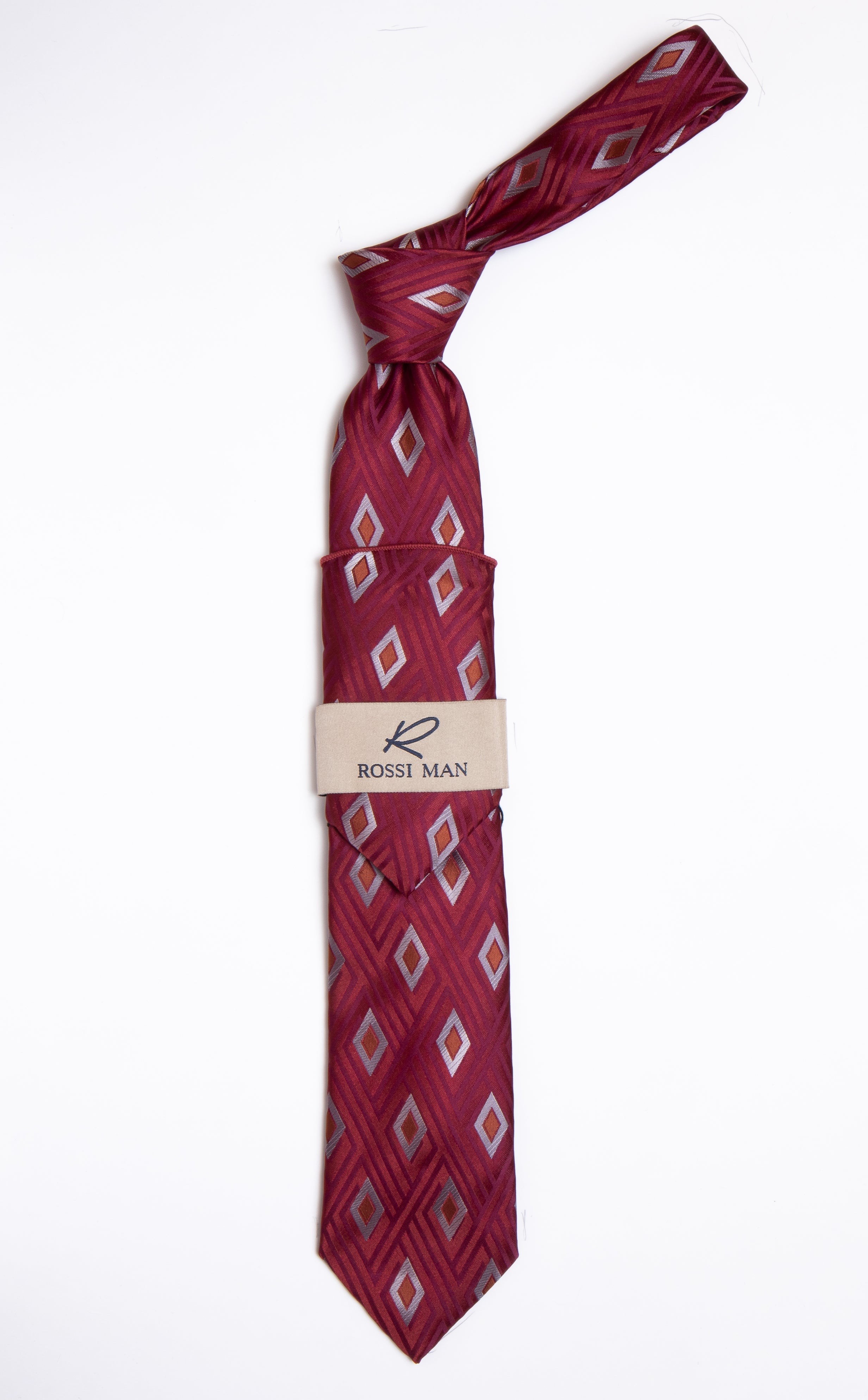 Rossi Man Tie and Pocket Round RMR458-3 - Default Title