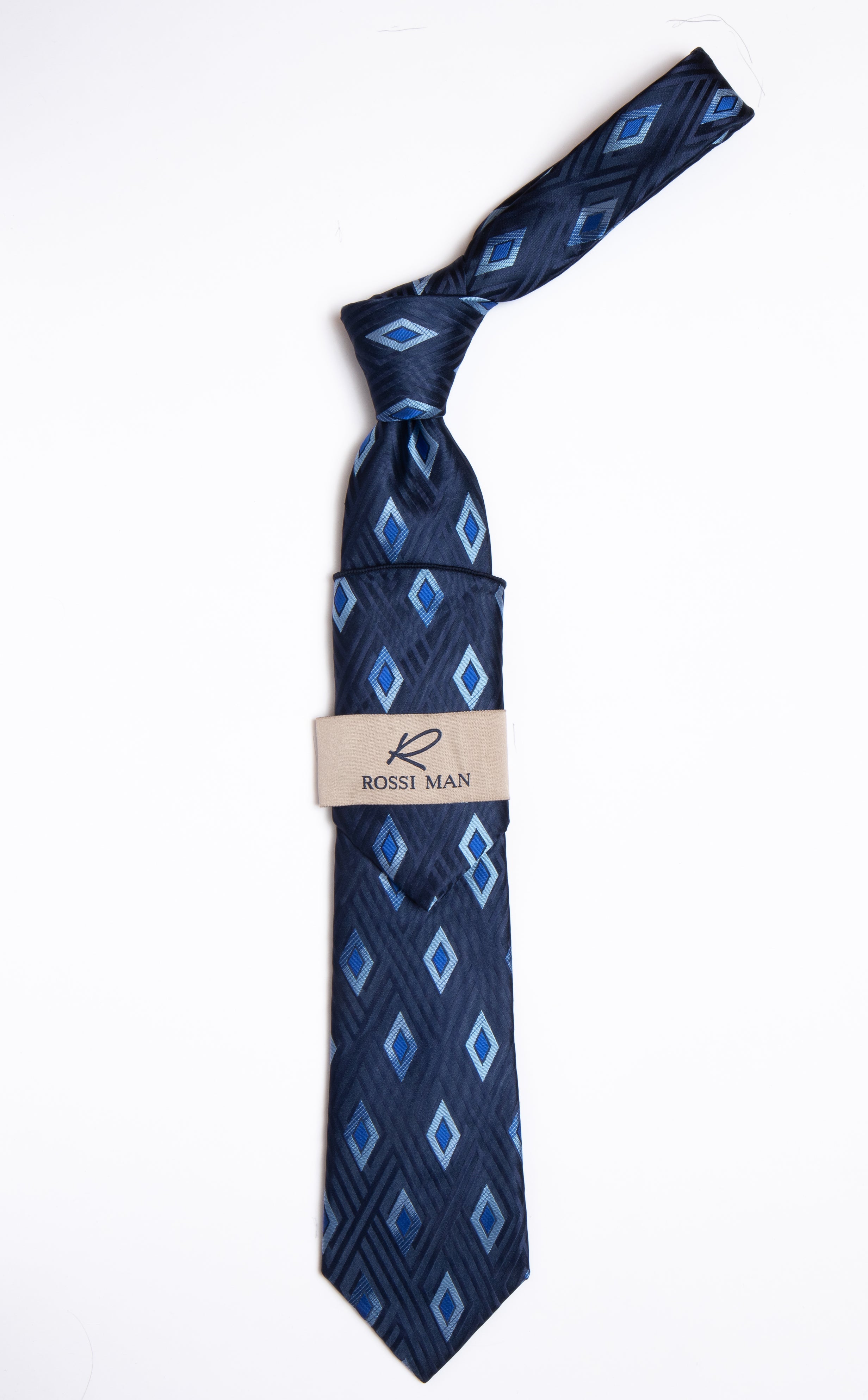 Rossi Man Tie and Pocket Round RMR458-5 - Default Title