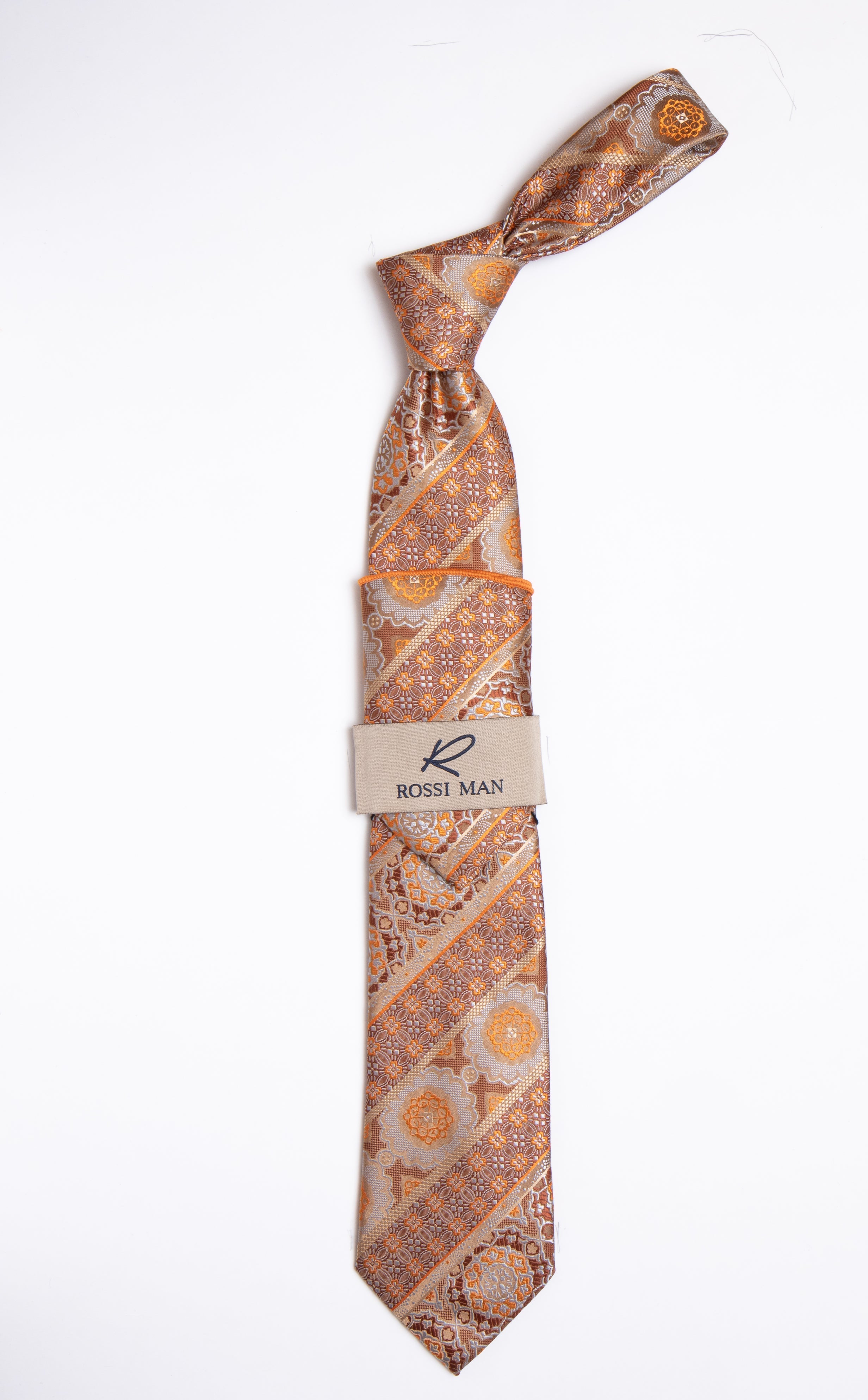 Rossi Man Tie and Pocket Round RMR459-1 - Default Title