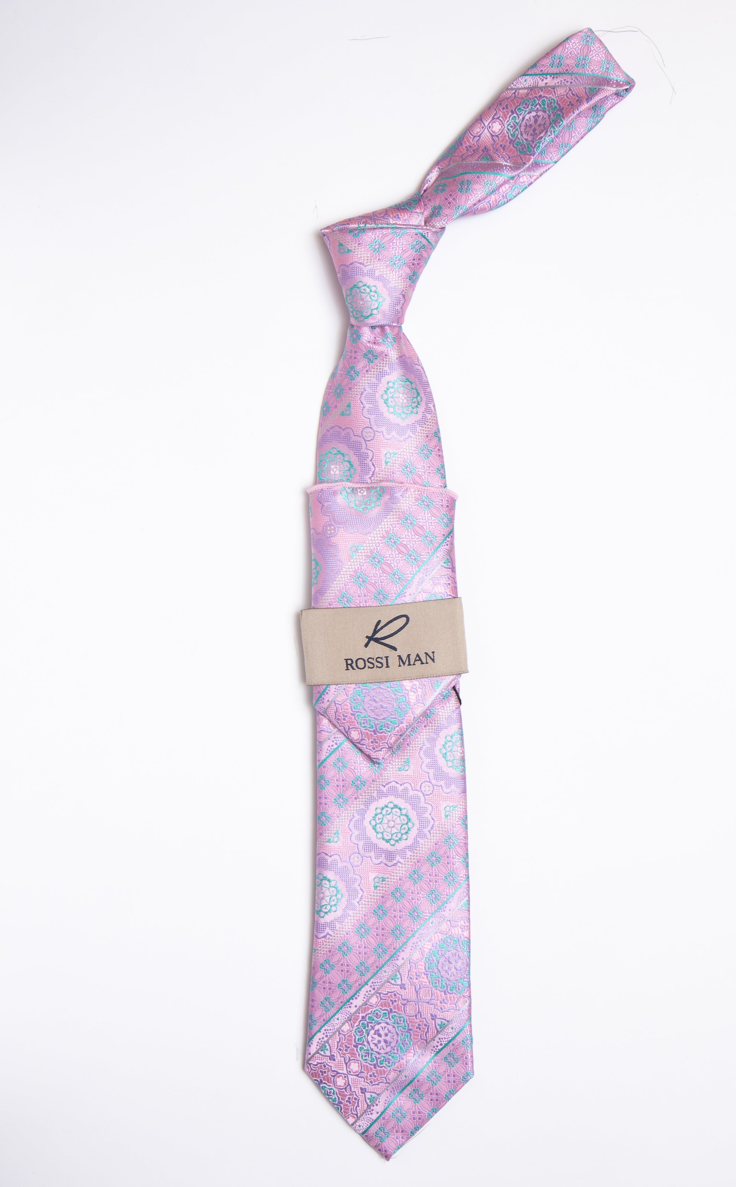 Rossi Man Tie and Pocket Round RMR459-2 - Default Title
