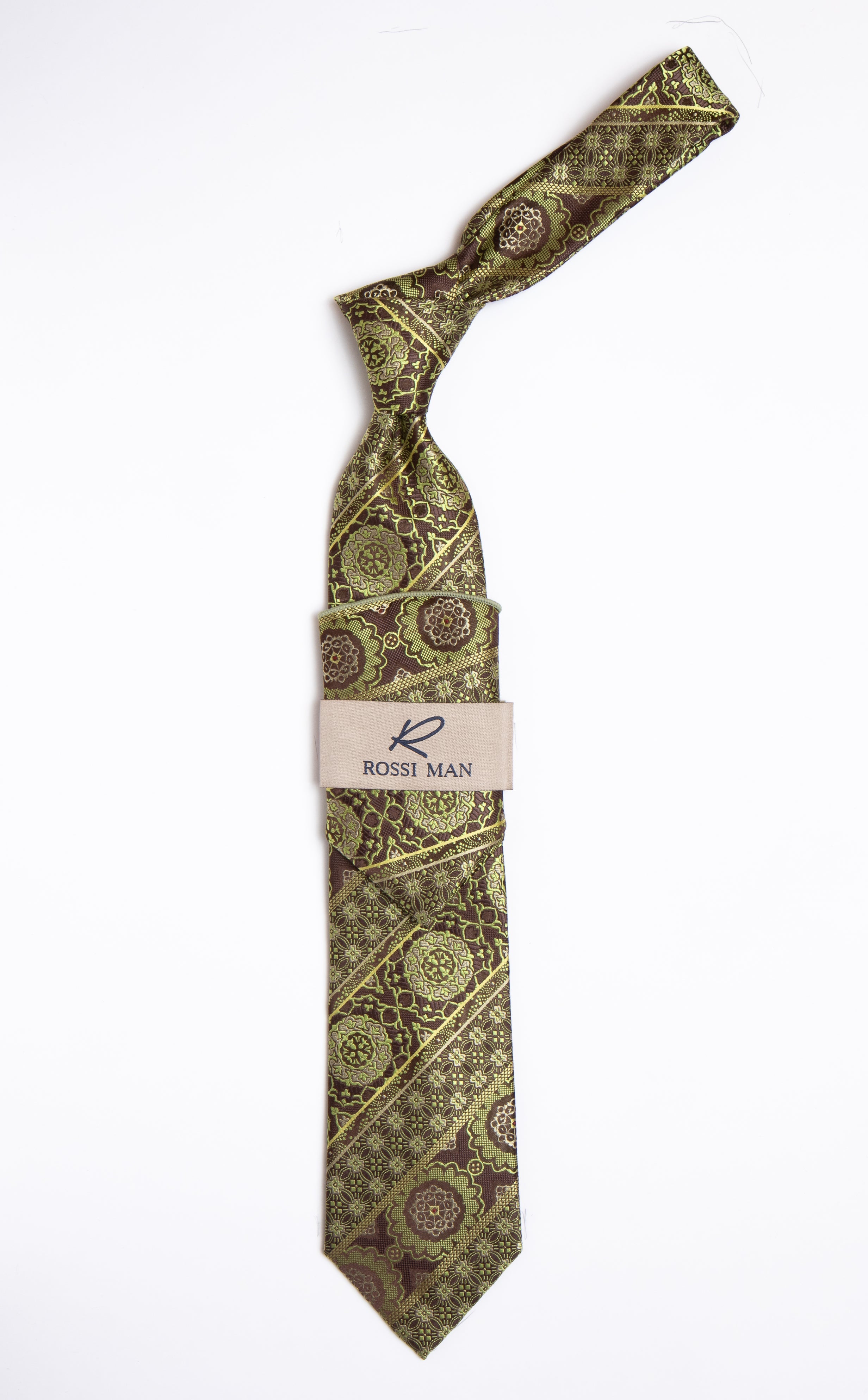 Rossi Man Tie and Pocket Round RMR459-6 - Default Title