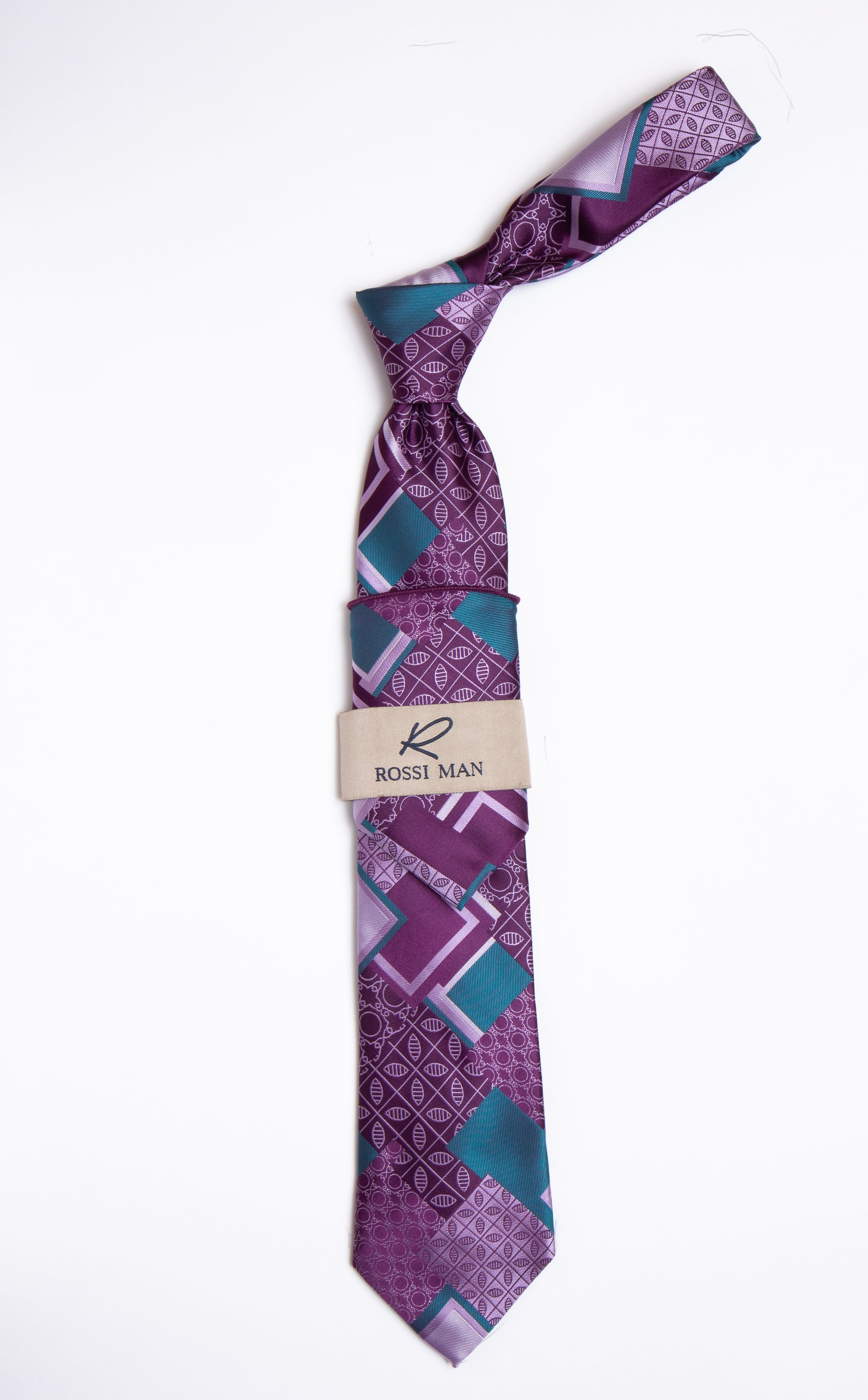 Rossi Man Tie and Pocket Round RMR460-4 - Default Title