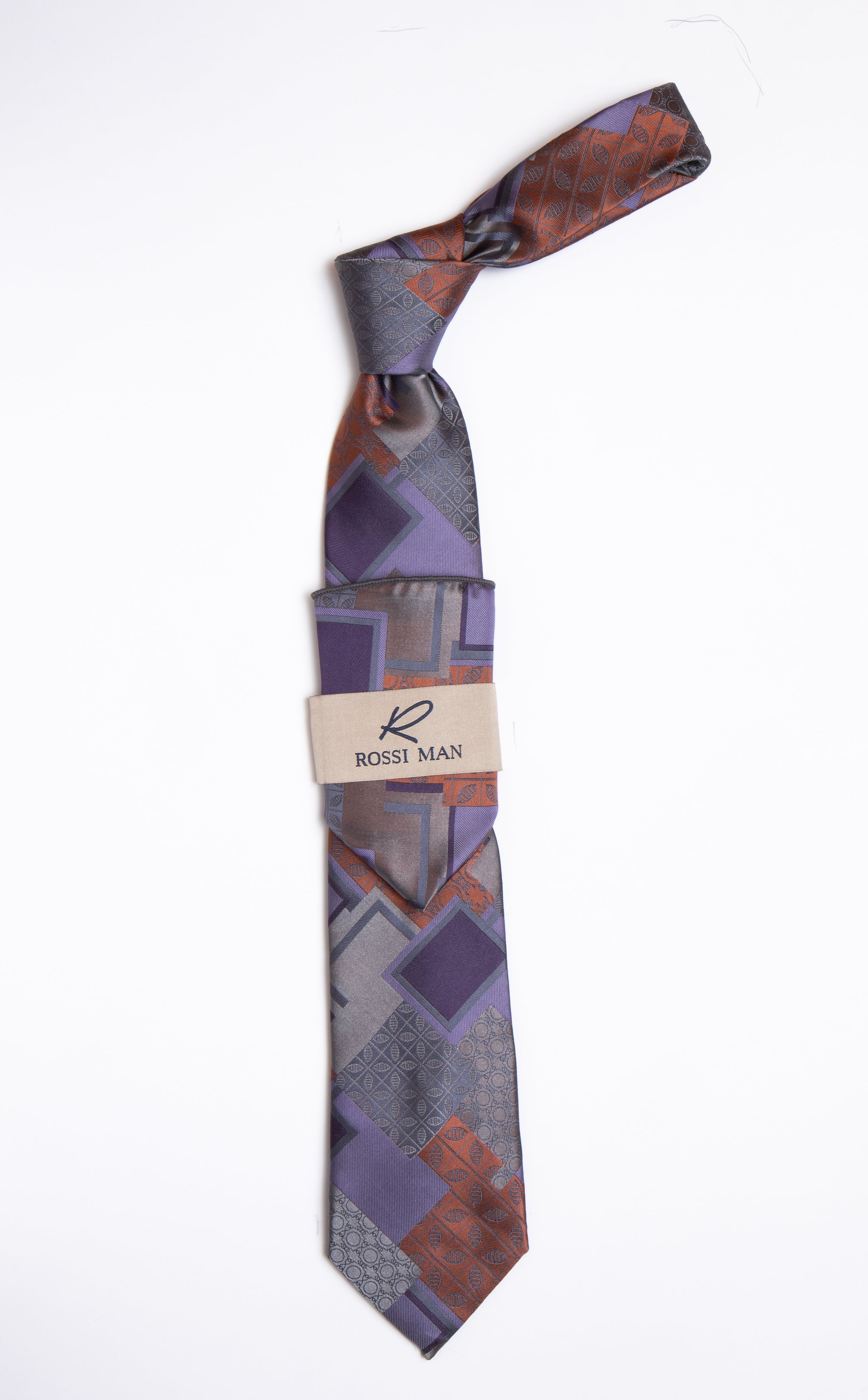 Rossi Man Tie and Pocket Round RMR460-5 - Default Title