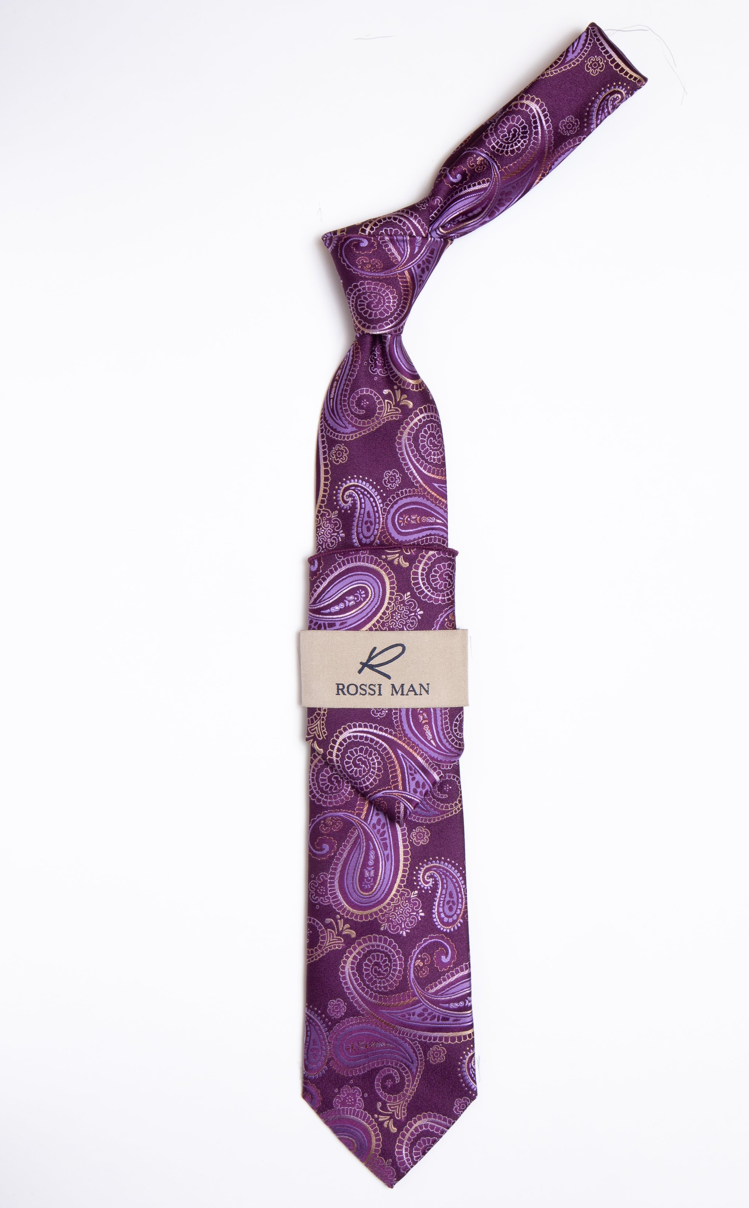 Rossi Man Tie and Pocket Round RMR461-2 - Default Title