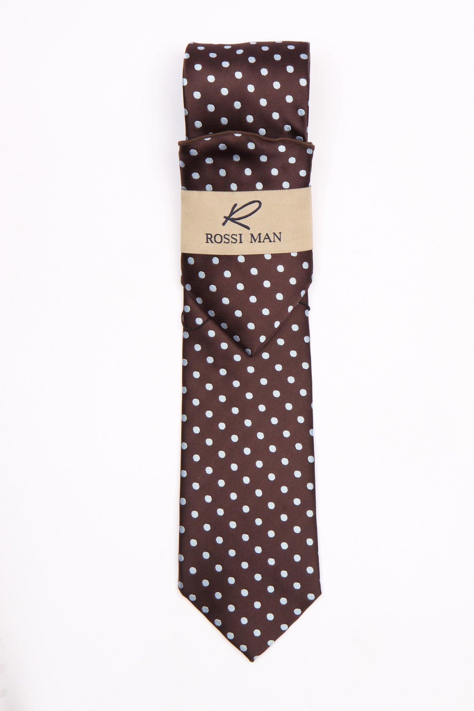 Rossi Man Tie and Pocket Round - RMR662-12 - Default Title