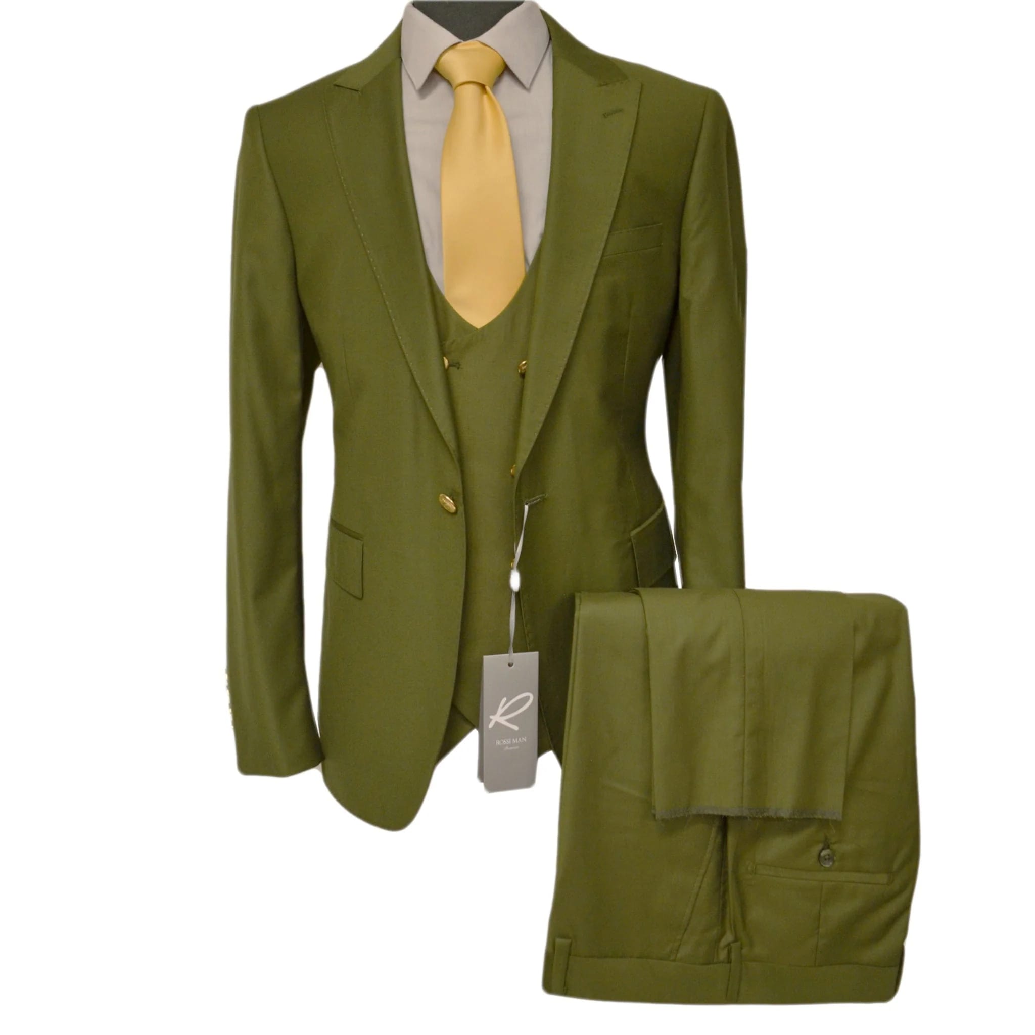 Rossiman Suits For Sale - Mens Designer Suit - Fashion Suits - Fancy Beige Suits - 38 Short Jacket+32 Waist Adjustable 28to34)(Height: 5 4 to5 7 )(Neck 15-16.5)S-M)