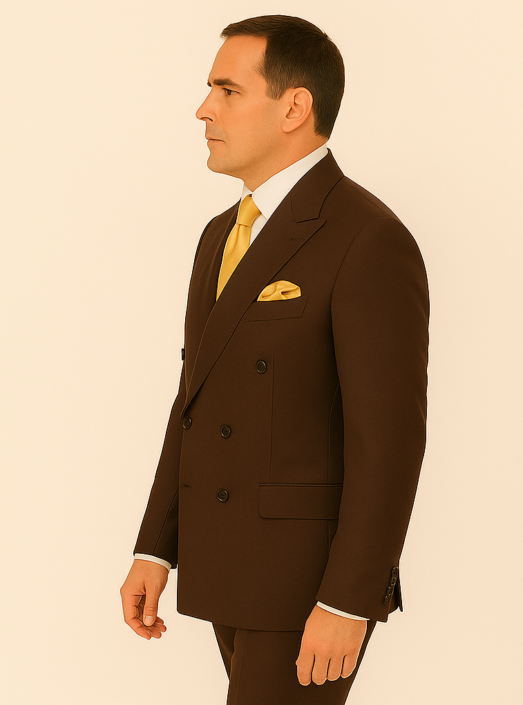 Rossi Man ARTHUR RM2303 Double-Breasted Suit – Premium Formalwear for Men - 38R