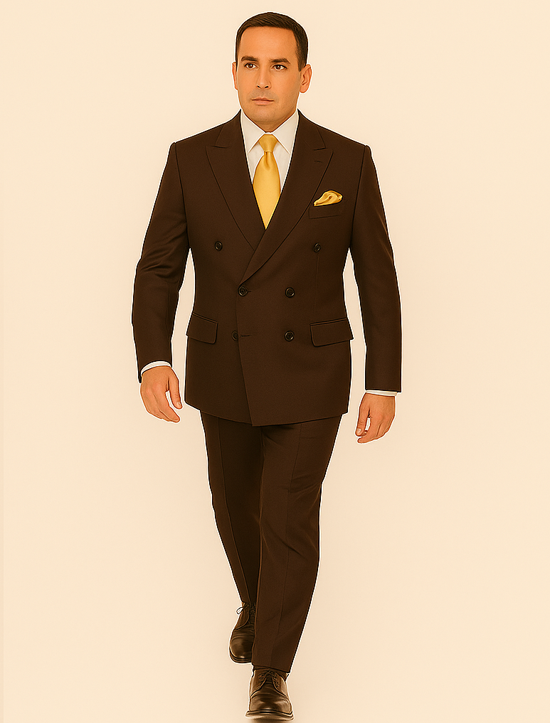 Rossi Man ARTHUR RM2303 Double-Breasted Suit – Premium Formalwear for Men - 38R