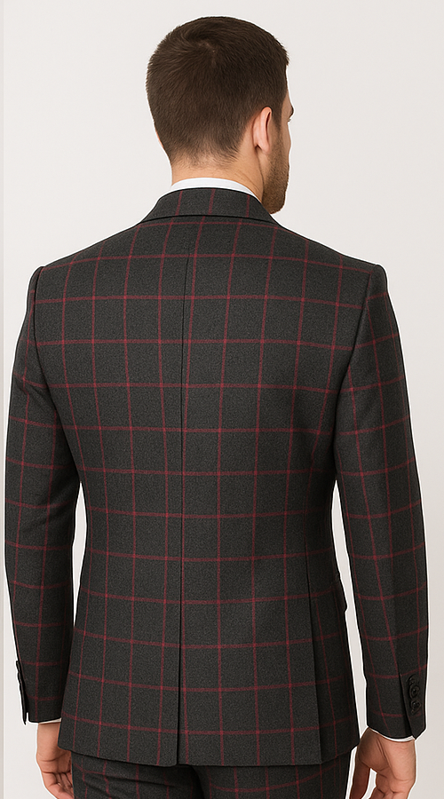 Rossi Man Milano Collection - Sophisticated Mens Formal Suit in Black | RM1844