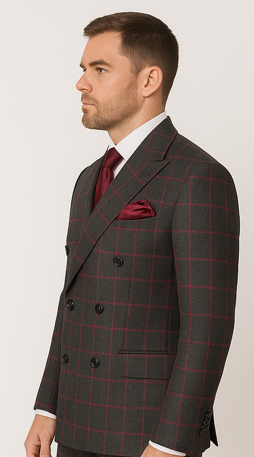 Rossi Man Milano Collection - Sophisticated Mens Formal Suit in Black | RM1844