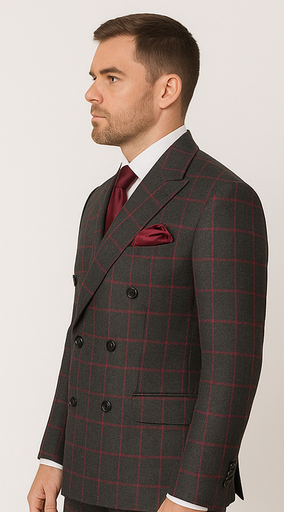Rossi Man Milano Collection - Sophisticated Mens Formal Suit in Black | RM1844
