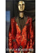 Christmas Blazer - New Year Holiday Tuxedo Dinner Jacket - Red Sequin Fabric Shiny Perfect For Party