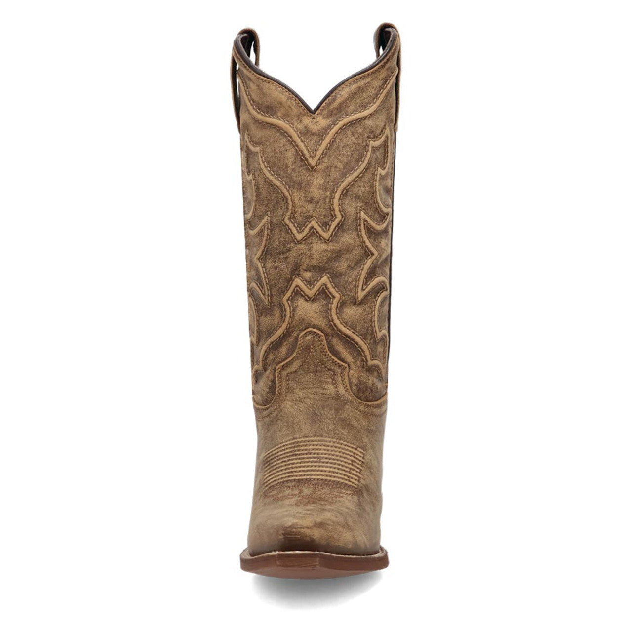 Laredo Reva Honey Leather Snip Toe Women Boots - 6