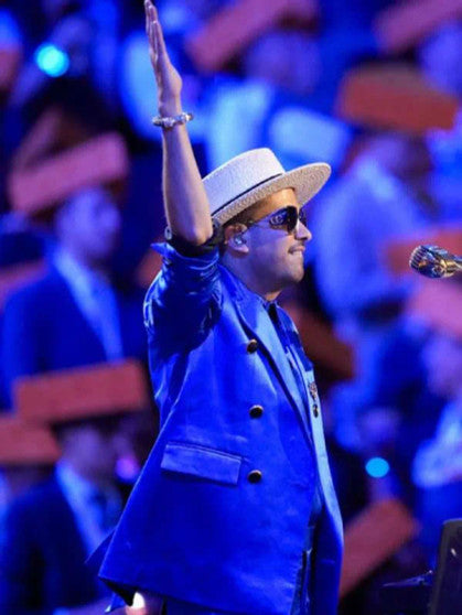 DJ Cassidy DNC Roll Call 2024 Blue Suit - 38 Short Jacket+32 Waist Adjustable 28to34)(Height: 5 4 to5 7 )(Neck 15-16.5)S-M)