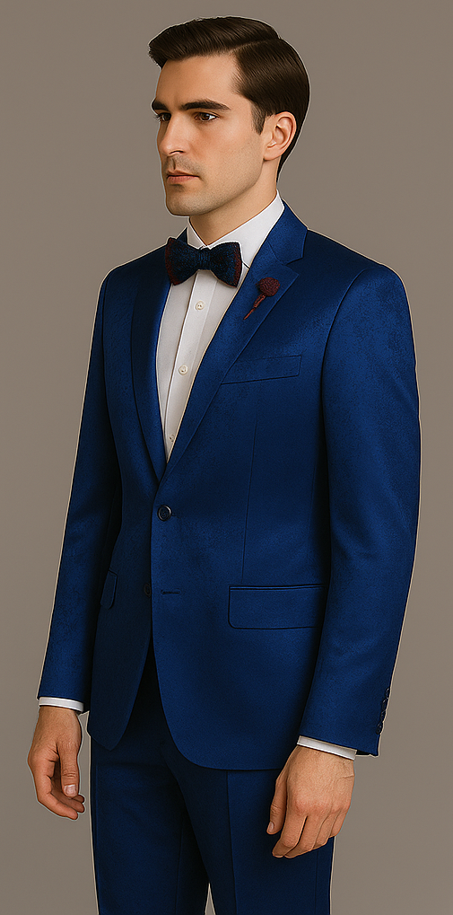 Rossi Man Leo Suit RM1906 – Modern Slim Fit 2-Piece Suit for Men | Stylish Formal Wear - XS