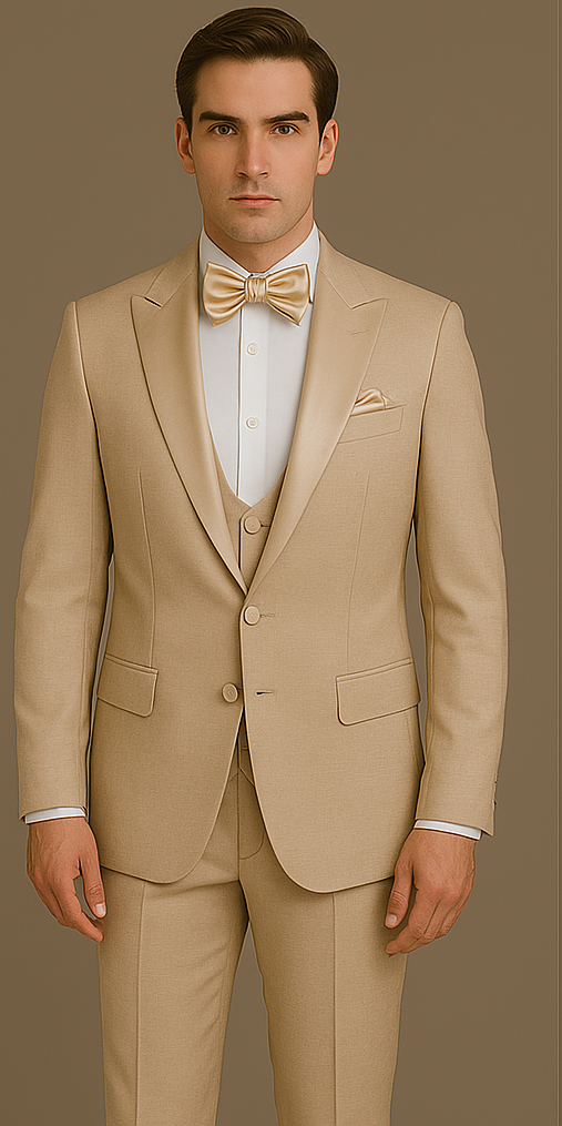 Rossi Man Leo Tuxedo RM1391 – Elegant Slim Fit Tuxedo for Men | Premium Formal Wear - XS