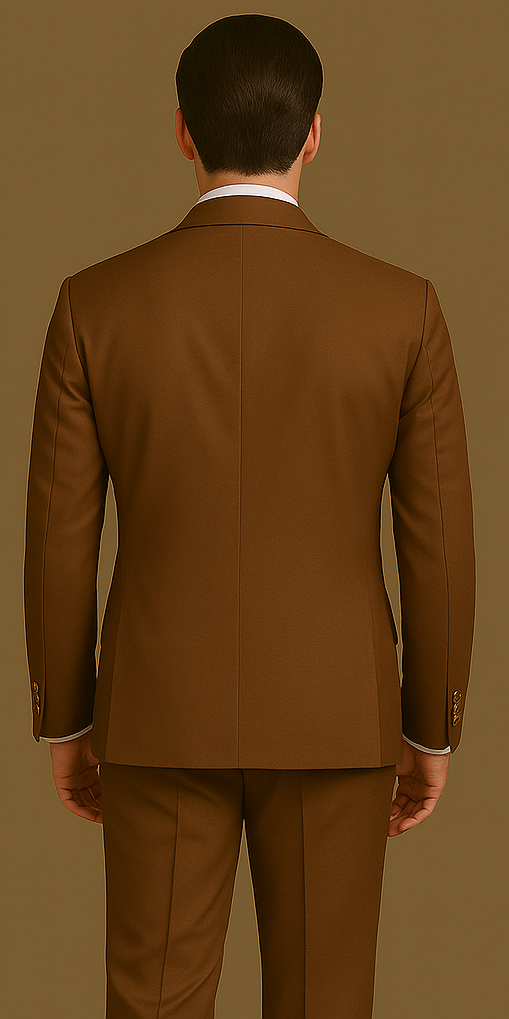 Rossi Man Milano RM1373 – Men's Slim Fit 3-Piece Suit | Modern Formal - 34R