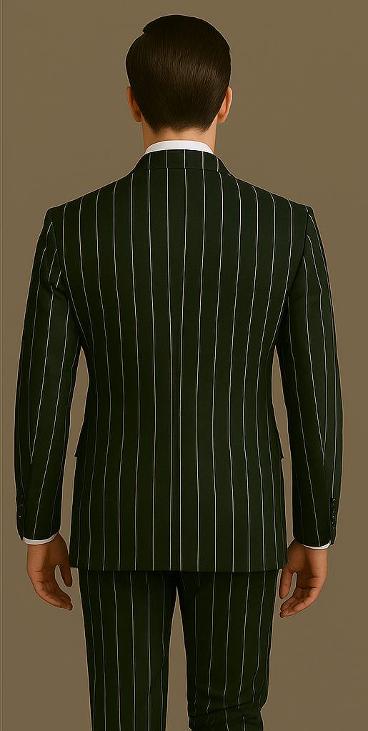 Rossi Man Milano RM1727 – Men's 3-Piece Slim Fit Suit |Formal Wear - 34R