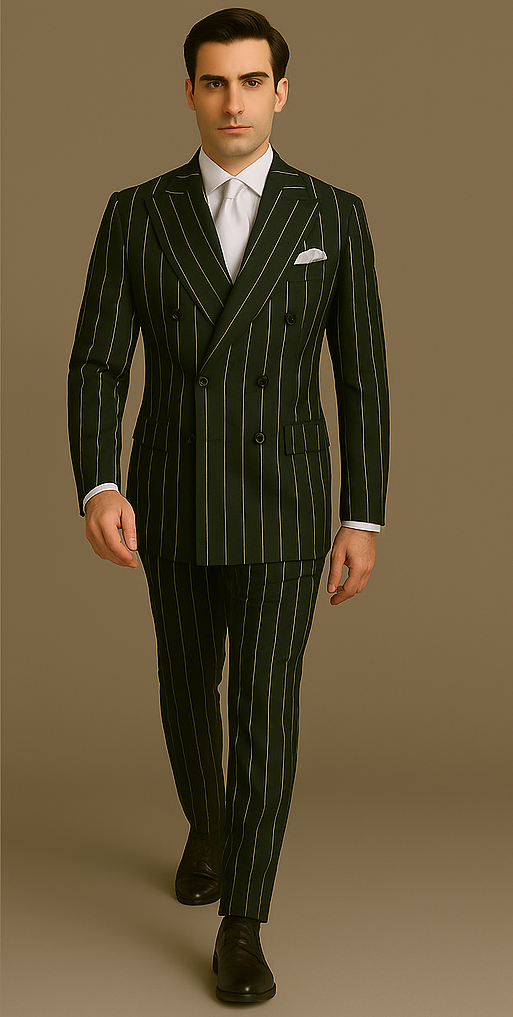 Rossi Man Milano RM1727 – Men's 3-Piece Slim Fit Suit |Formal Wear - 34R