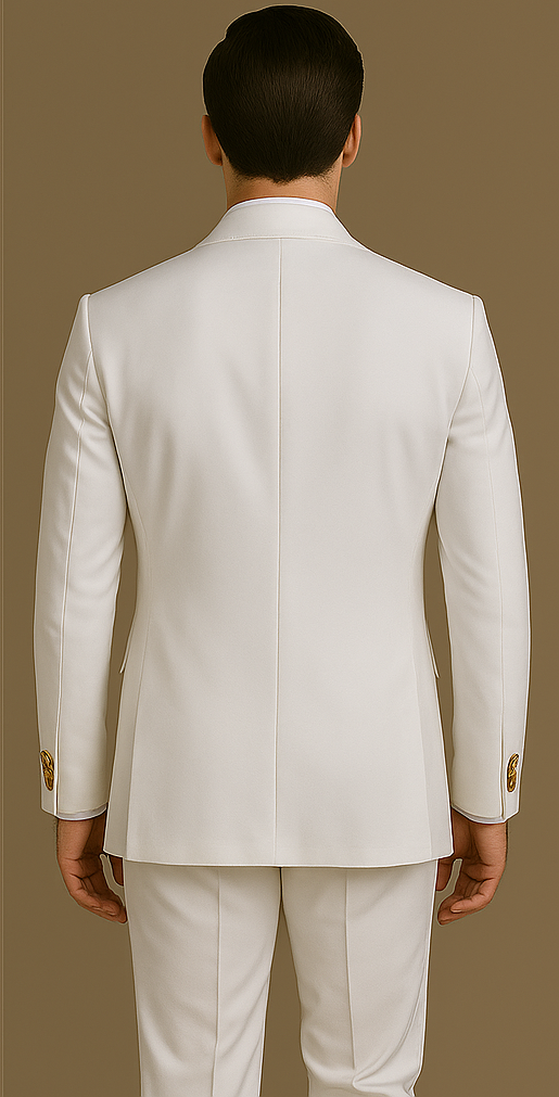 Rossi Man Milano RM1770 – Men's Modern Slim Fit 3-Piece Suit | Formal - 34R