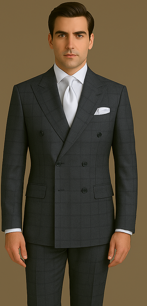 Rossi Man Milano RM1791 Classic Tailored Suit for Men | Formal Wear
