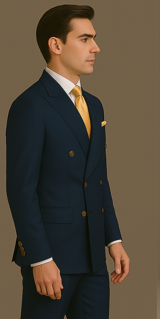 Rossi Man RM1102 – Milano Collection Modern Fit Suit for Men | Stylish Formal Wear - 34R