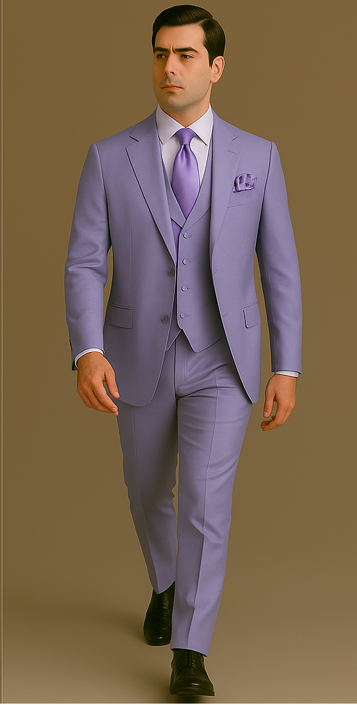 Rossi Man RM1396 – Paul Collection Elegant Formal Suit for Men | Tailored Style - 34R