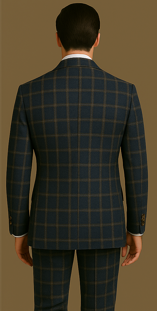 Rossi Man RM1790 – Elegant Slim Fit Milano Suit for Men | Stylish Formal Attire - 34R