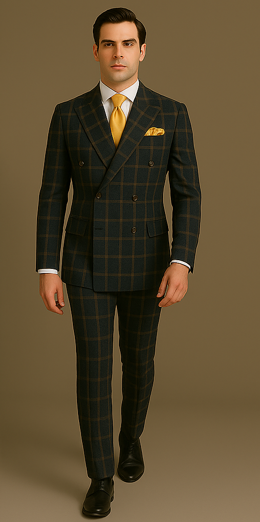 Rossi Man RM1790 – Elegant Slim Fit Milano Suit for Men | Stylish Formal Attire - 34R