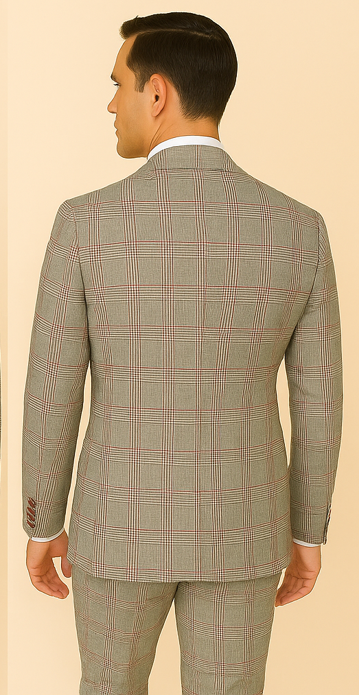 Rossi Man RM1854 Tom – Men's Slim Fit Suit for Men - 34R