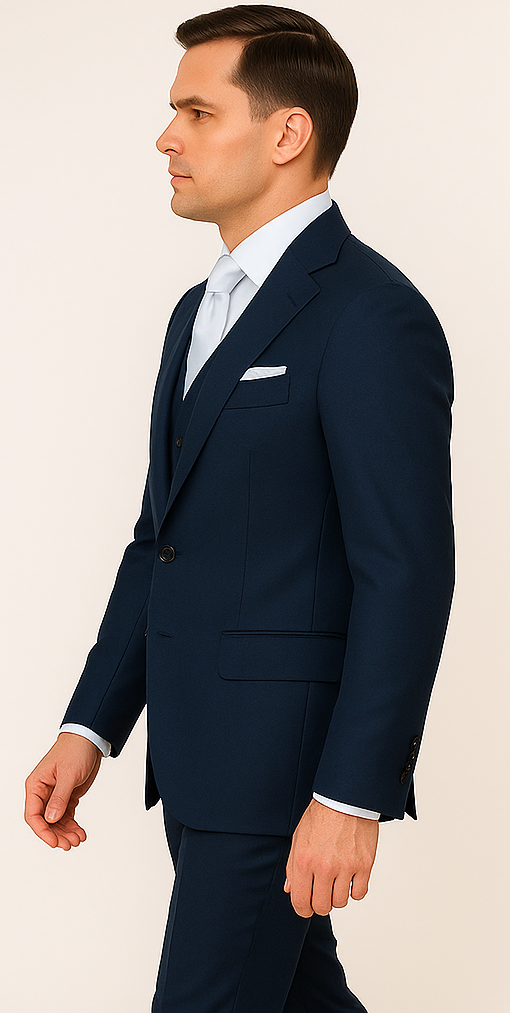 Rossi Man Sam Collection RM2302 – Elegant Men's Suit for Formal - 38R
