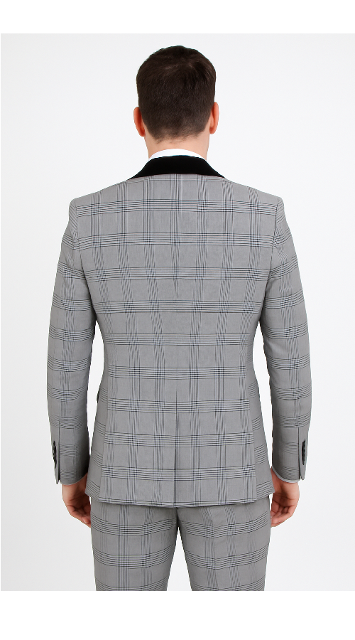 Rossi Man RM1295 – Classic 3-Piece Smoking Tuxedo for Men - XS