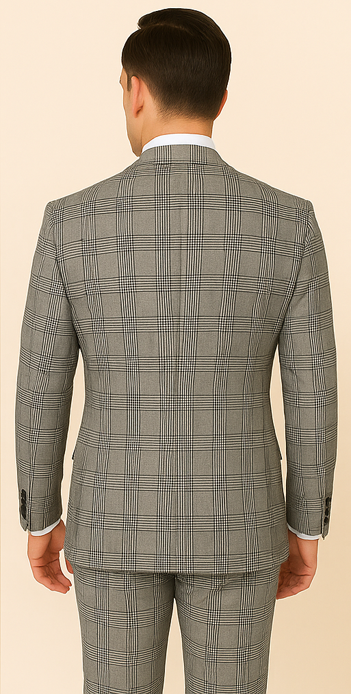Rossi Man Tom RM1855 – Elegant Men's Tailored Suit for Formal Occasions - 34R