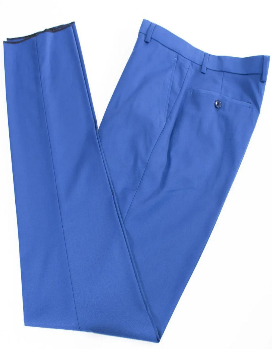 Royal Blue 3-Piece Slim-Fit Suit with Gold Buttons - 34 Short or Extra Small
