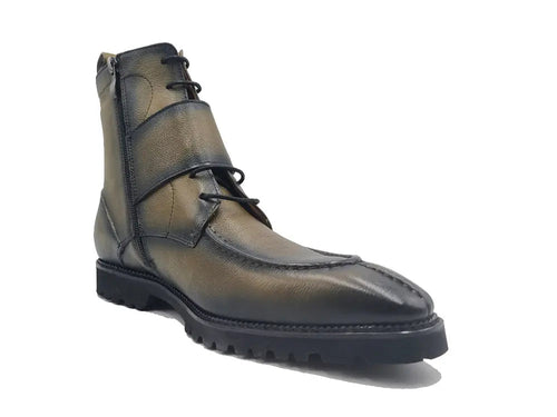 Carrucci Rugged Split Toe Lace-up Boot