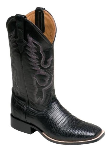 Ferrini Men's Cowboy Lizard S-Toe Boots - US 8.0 Standard/D/ Medium / Eu:41-42