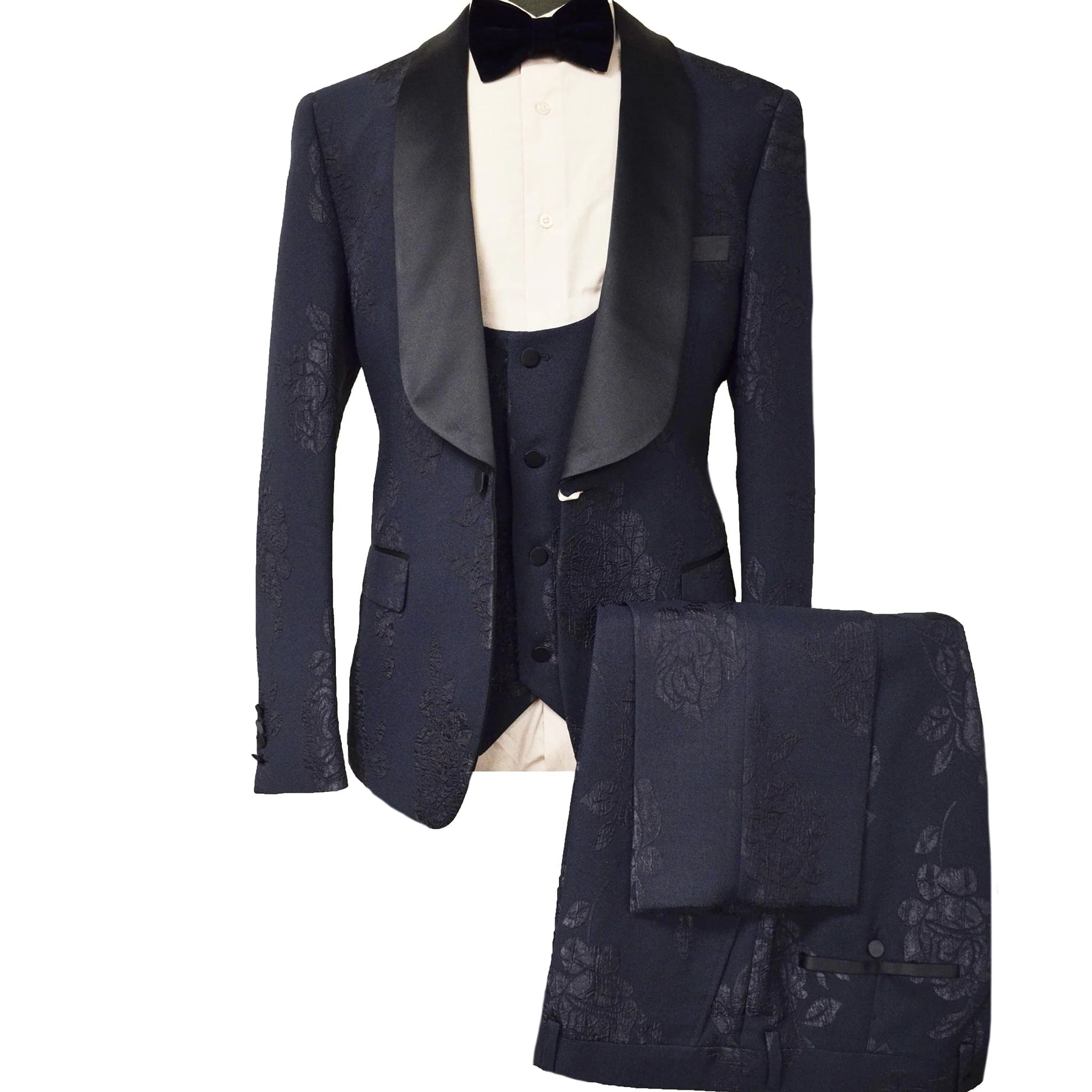 Rossiman Suits For Sale - Mens Designer Suit - Fashion Suits - Fancy Black prom Suits - 38 Short Jacket+32 Waist Adjustable 28to34)(Height: 5 4 to5 7 )(Neck 15-16.5)S-M)