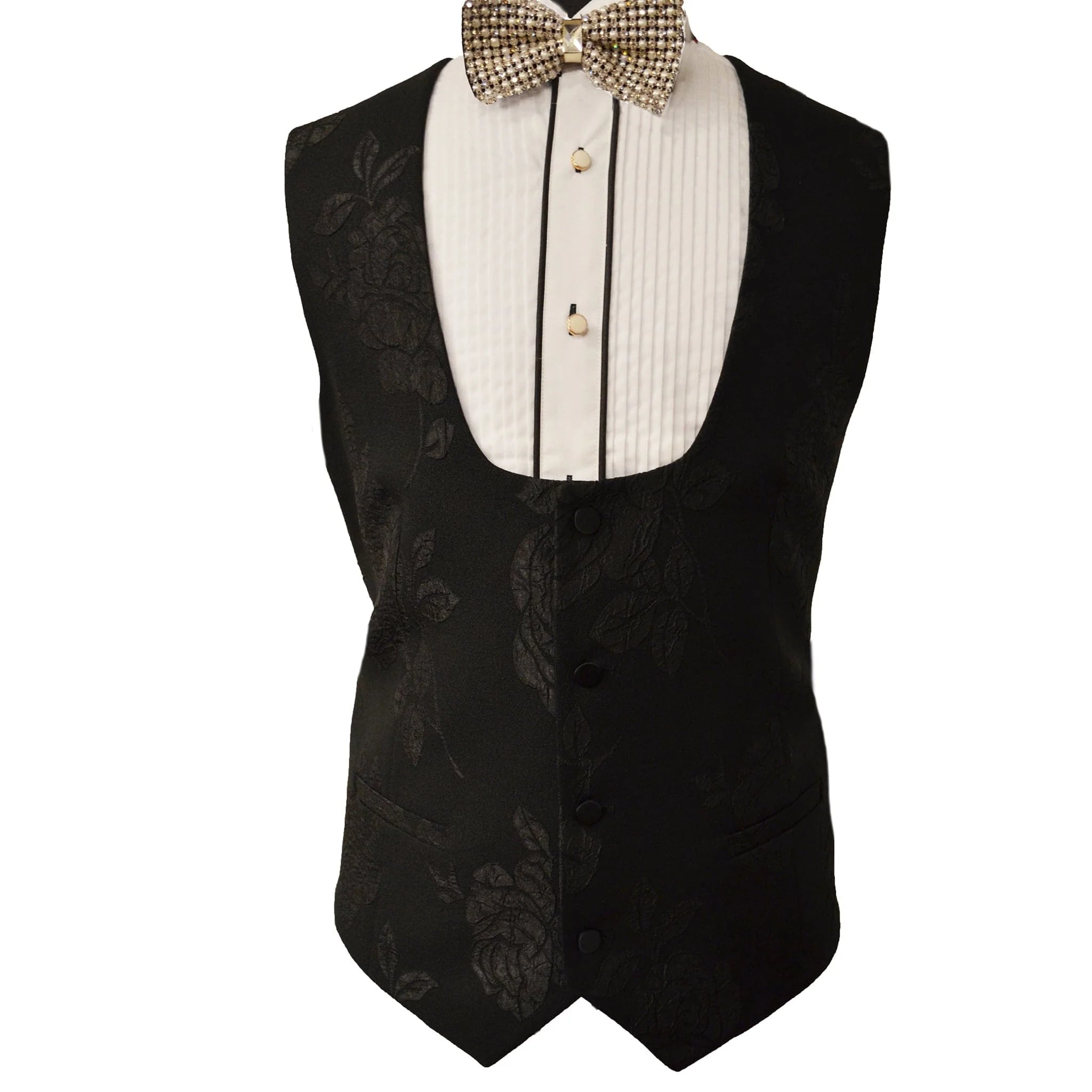 Rossiman Suits For Sale - Mens Designer Suit - Fashion Suits - Fancy Black prom Suits - 38 Short Jacket+32 Waist Adjustable 28to34)(Height: 5 4 to5 7 )(Neck 15-16.5)S-M)