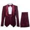 Rossi Man RM1253 – Formal 3-Piece Smoking Style Tuxedo for Men