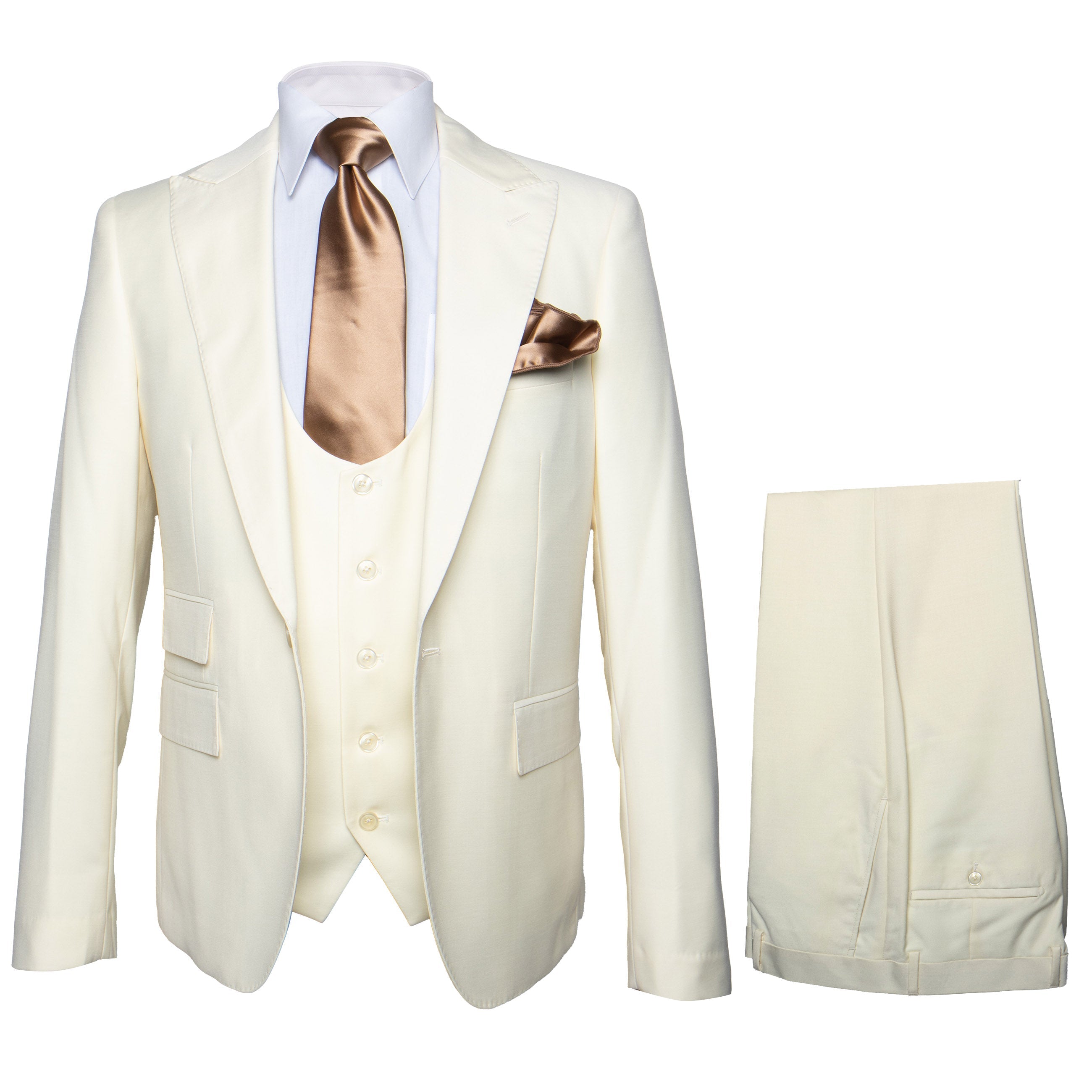 ROSSI MAN SLIM FIT 3 PIECE SUIT SYDNEY II RM1206 - 34R